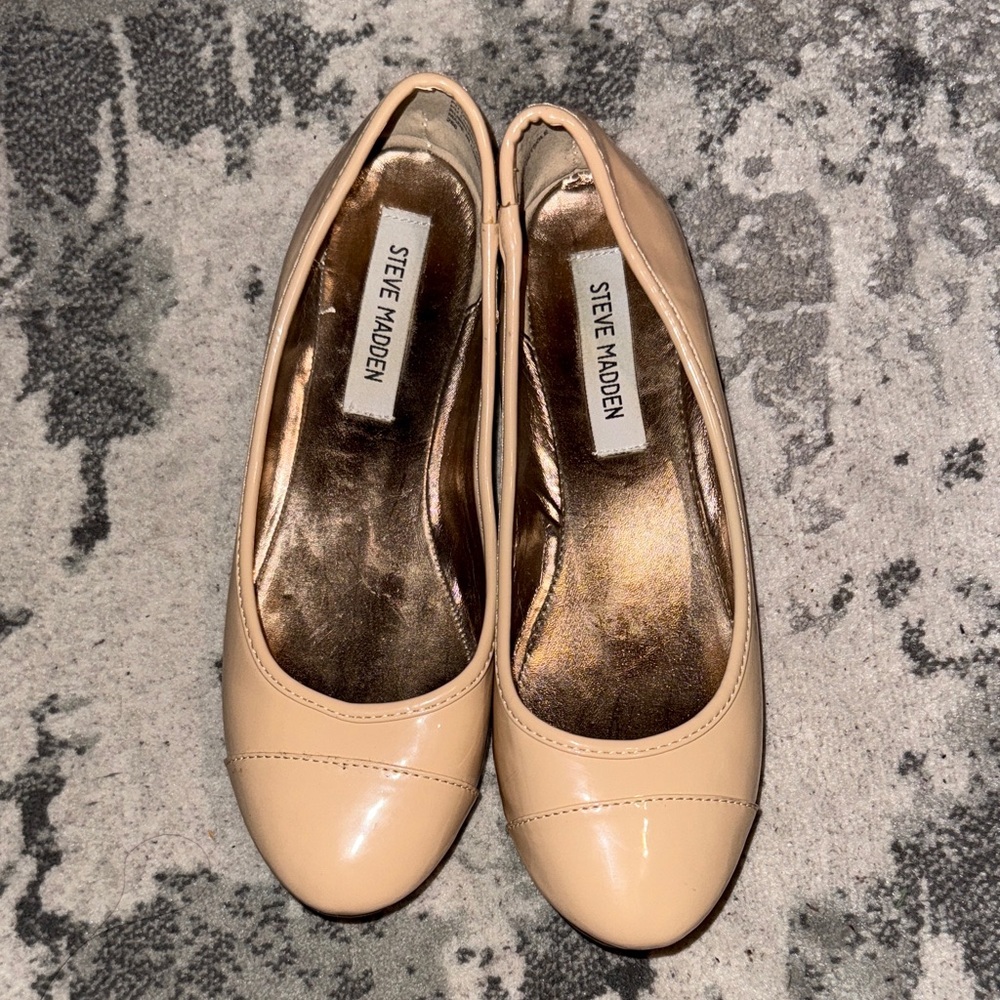 Steve Madden Women's Cream Flats